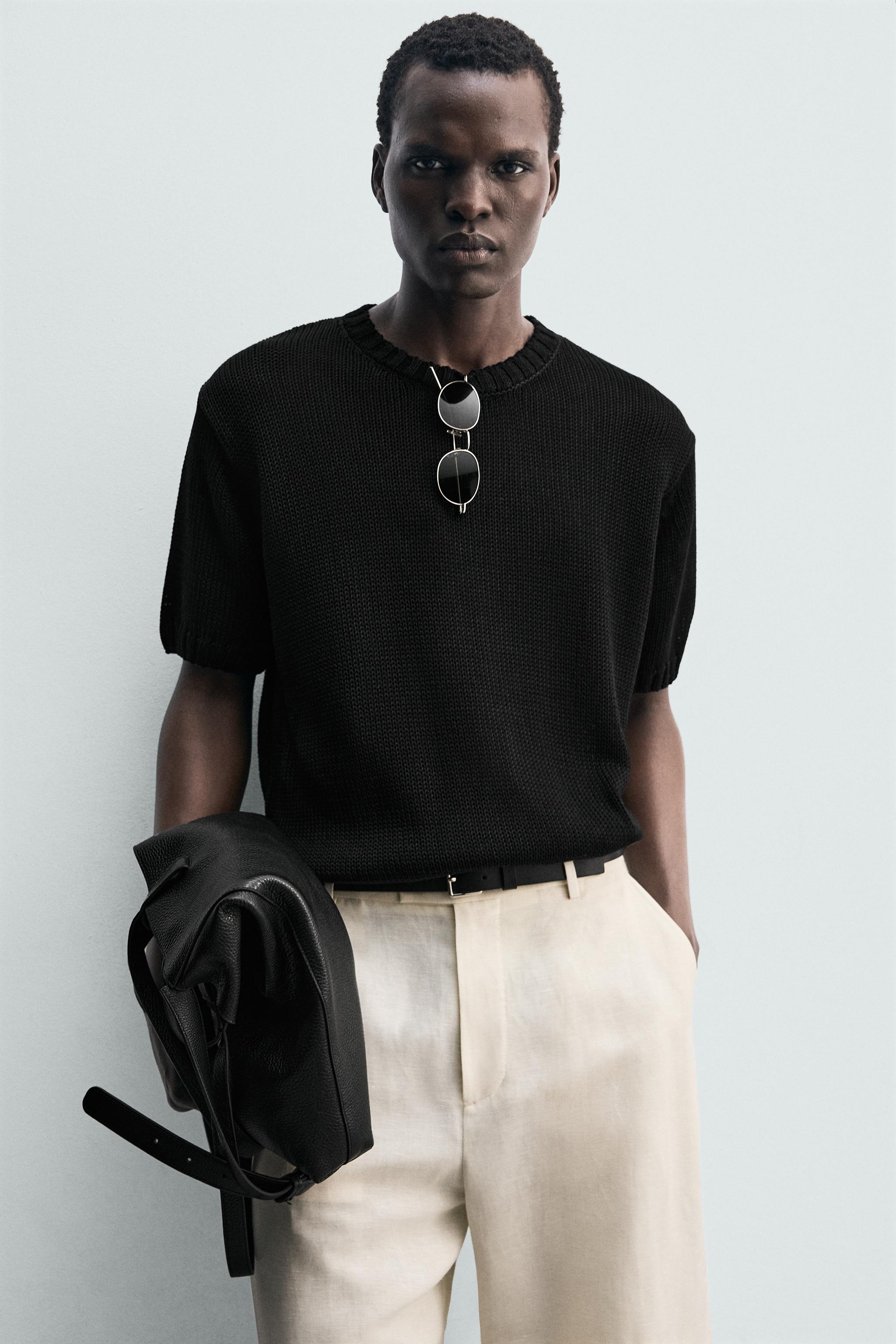 PANTALON COUPE DÉCONTRACTÉE À PLIS
